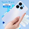 New mobile phone 2024 hot model Spark 10 Pro highend smart phone 3G+32