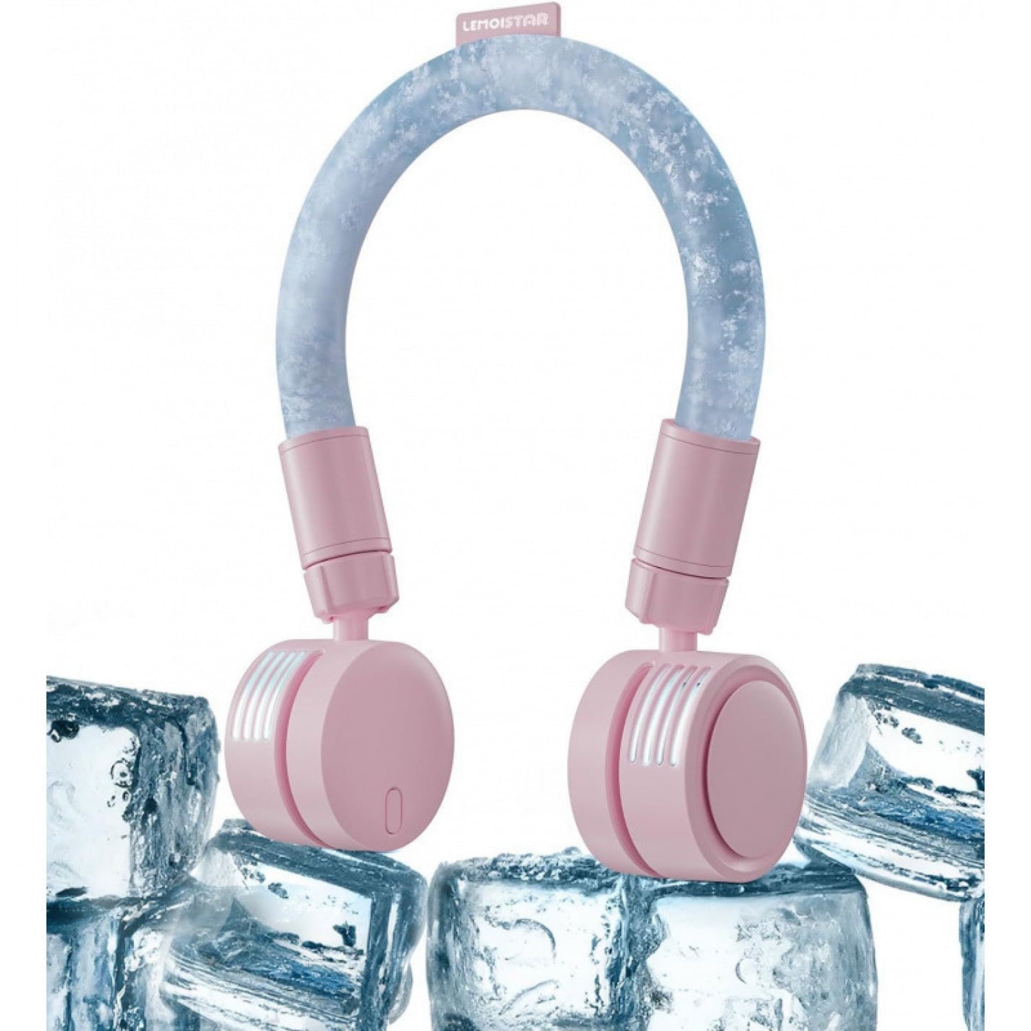 NECK FAN ICE PORCELAIN COOLING ネックファン Ice porcelain cooling halter fan, portable rechargeable neck