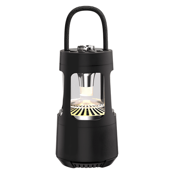 2in1 Camping Lantern with Bluetooth 5.3 Speaker, Portable WaterResistant Hanging Light for Tent, Picnic, Backyard Patio & Emergency Use