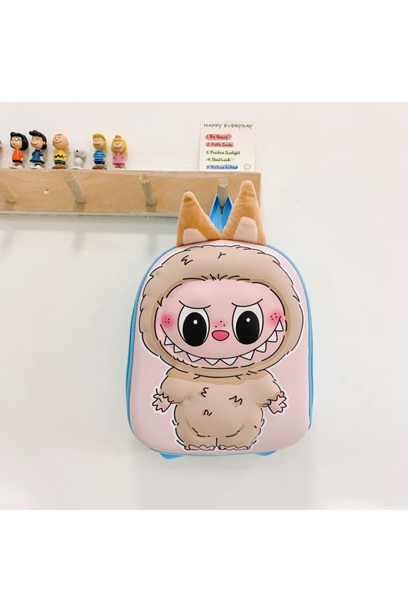 New personalized creative smiley big-eared rabbit 3D printed backpack, lightweight, durable, casual, and versatile school backpack for students