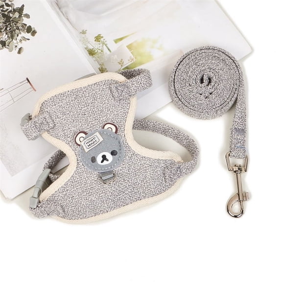 New pet products dog leash vest adjustable teddy small dog chest strap walking cat rabbit