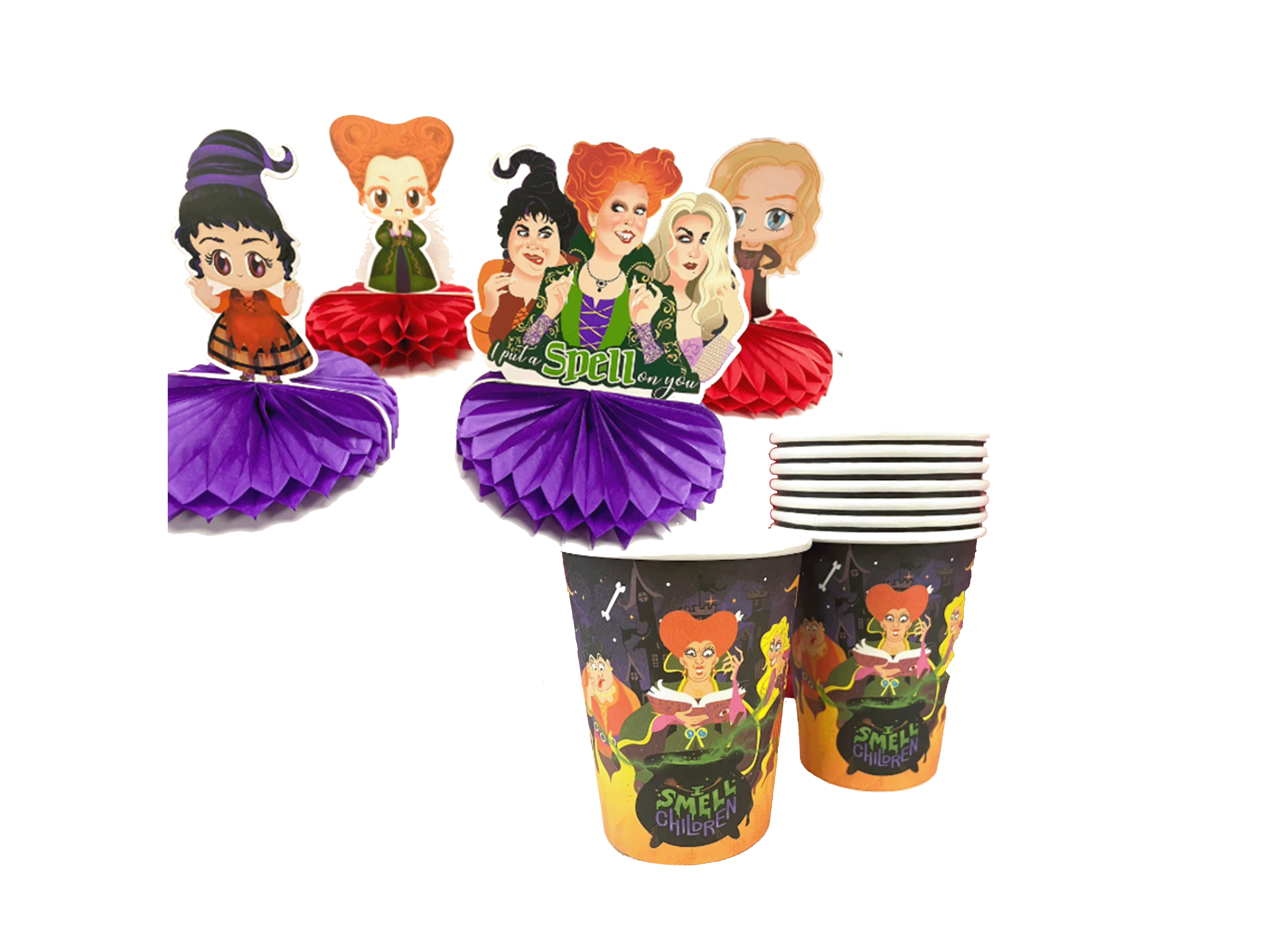 New pocus sisters, party decorations, kids decor, retro halloween, sale party theme, centerpieces hocus pocus, happy birthday decoration, babyshower,gender reveal, kids