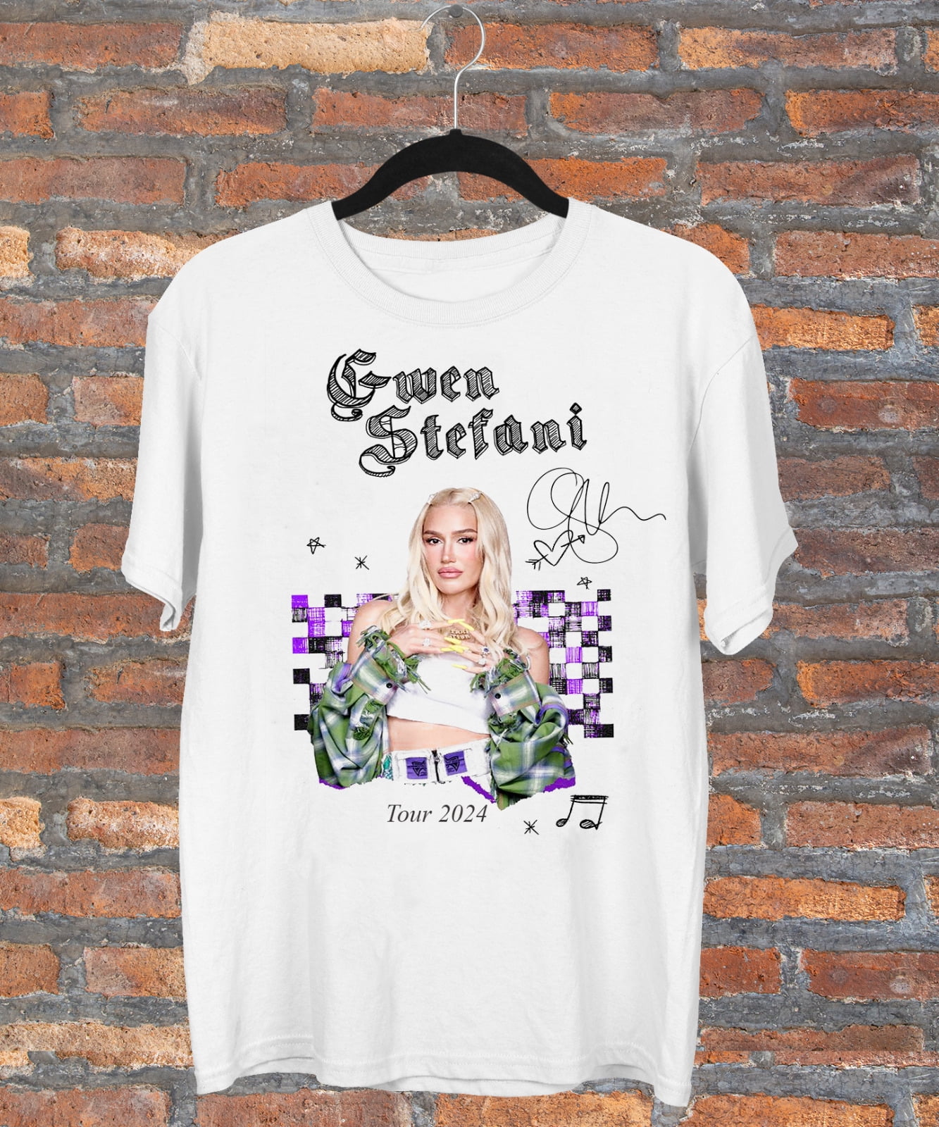 New popular Gwen Stefani Tour 2024 Gift For Fan S to 4XL T-shirt -  Walmart.com