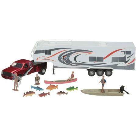 New-ray wildlife hunter play set box