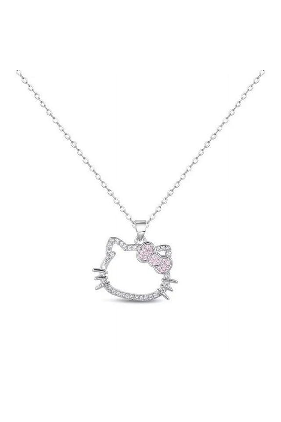 New sanrio Hello kitty creative cartoon anime character simple necklace gift cute kawaii exquisite personality pendant wholesale