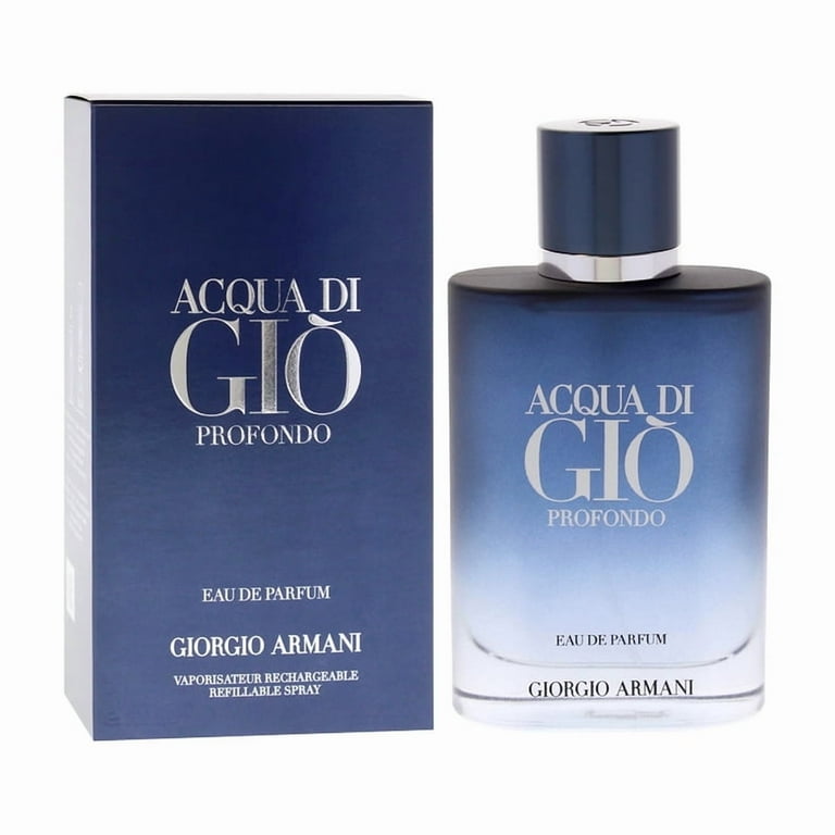 香水(男性用) Acqua di Gio Profondo 125ml Giorgio Armani Acqua Di Gio Profondo Eau De Parfum, Men's Spray
