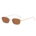 thumbnail image 1 of New small-frame polygonal trendy metal frame sunglasses, 1 of 3