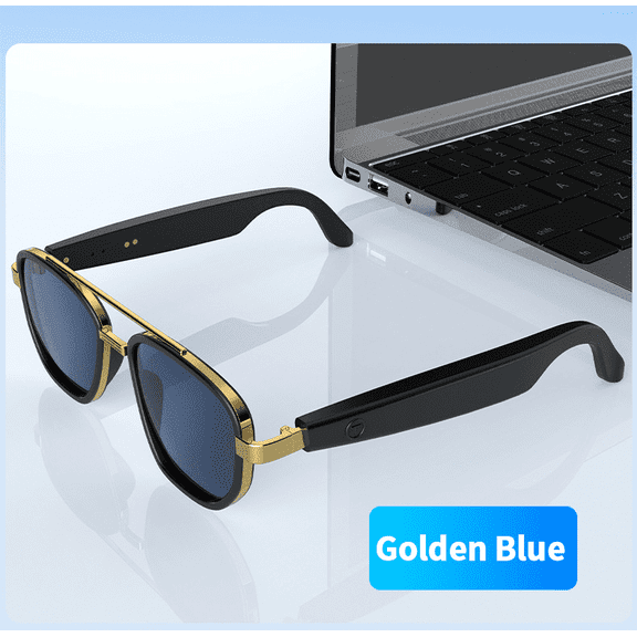 New smart Bluetooth glasses for listening to music, making phone calls, driving, UV resistant polarized lenses, sunglasses