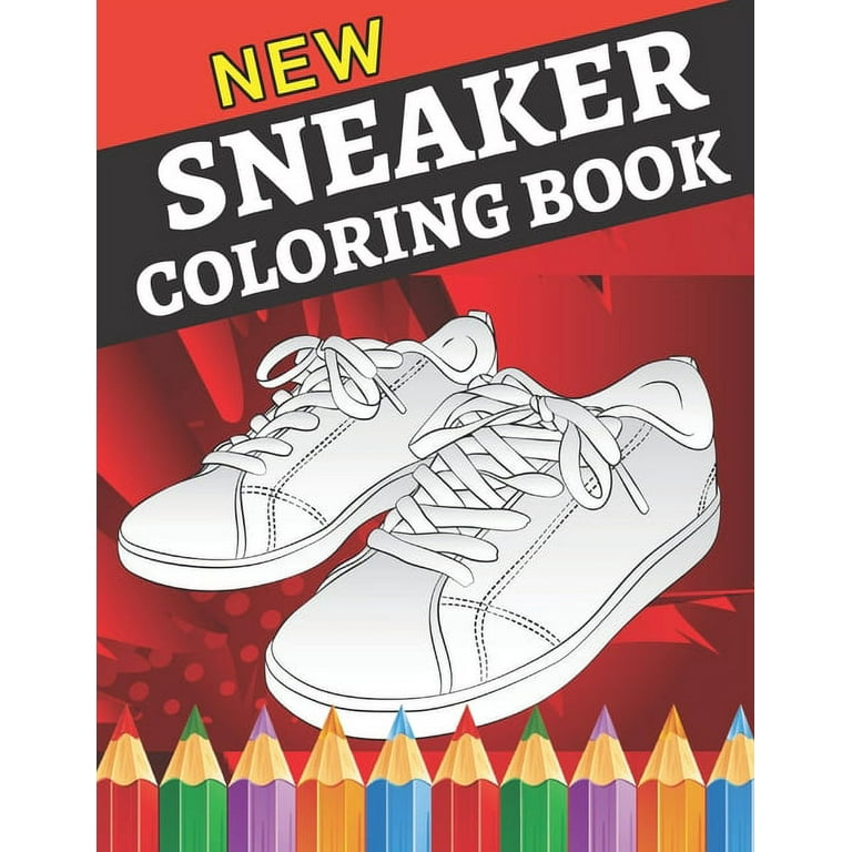 The sneaker colouring book on sale