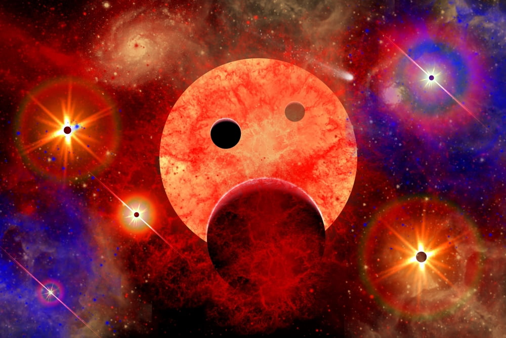 New star formation in a vast gaseous nebula Canvas Art - Mark StevensonStocktrek Images (35 x 24)