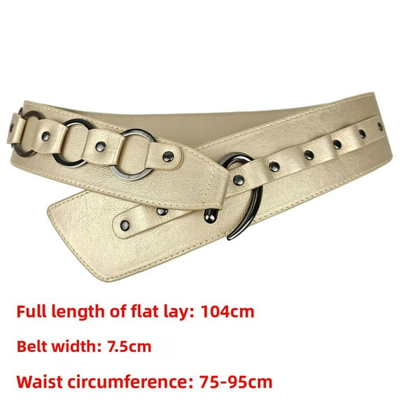 New style coat belt for women, versatile decorative sweater, fashionable and versatile waist belt, women's style, width 2.95 inches, length 40.94 inches.
