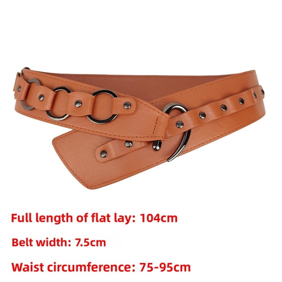 New style coat belt for women, versatile decorative sweater, fashionable and versatile waist belt, women's style, width 2.95 inches, length 40.94 inches.
