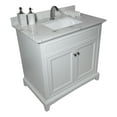 New stylish Montary 37inch carrara white stone bathroom vanity top