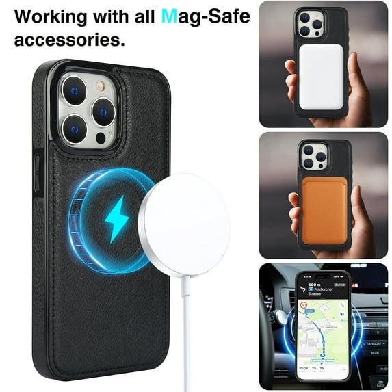 New support MagSafe wireless charging phone case for iphone15promax