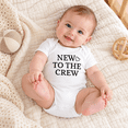 thumbnail image 1 of New to Crew Sibling Announcement Family Matching T-Shirt White 6-9M, 1 of 5