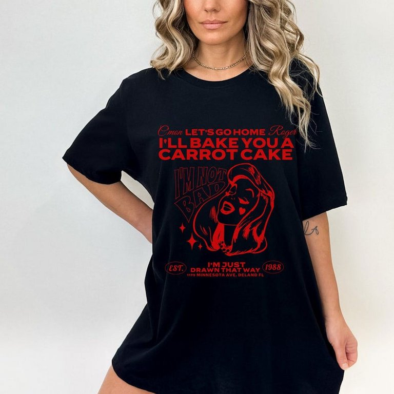 New trend T-shirt comfor colors, Jessica Rabbit Shirt, Roger 