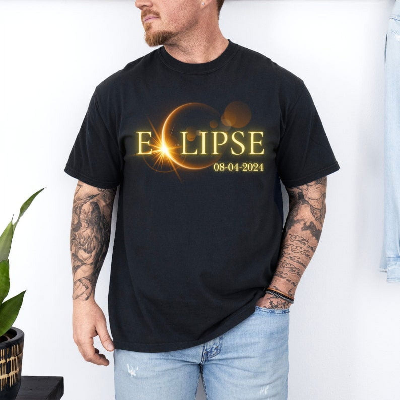 New trend Tshirt comfor colors, Total Solar Eclipse Twice In A