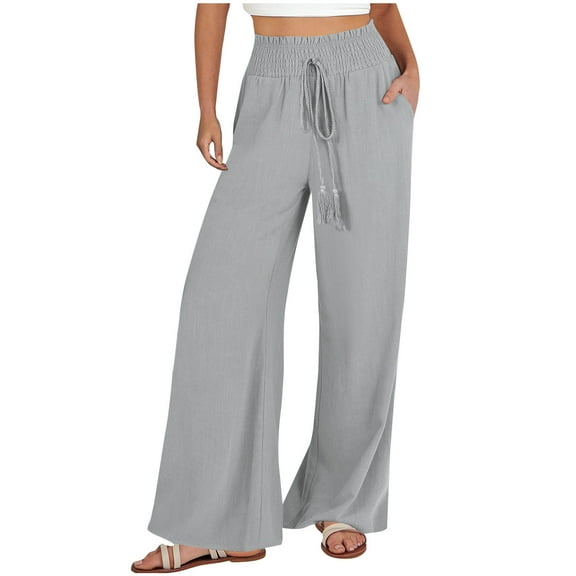 Black*Friday Womens Clothing Clearance under $5 GaThRRgYP Wide Legged Jeans Women High Waisted, Women's Loose Wide Leg Pants High Waist Straight Pants Casual Pants
