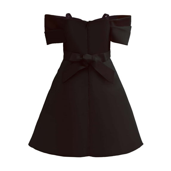 GaThRRgYP Womens Dresses Plus Size,Children Princess Dress Sleeveless Gown Girl Off-the-shoulder Bowknot Dress