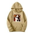 thumbnail image 1 of New trends for her GaThRRgYP Hoodies for Women Plus Size,Women's Fashion Sportswear Hooded 2026 and Winter Clothing Long Sleeved Hooded Sweatshirt Sweatshirt Beige XXXL, 1 of 6