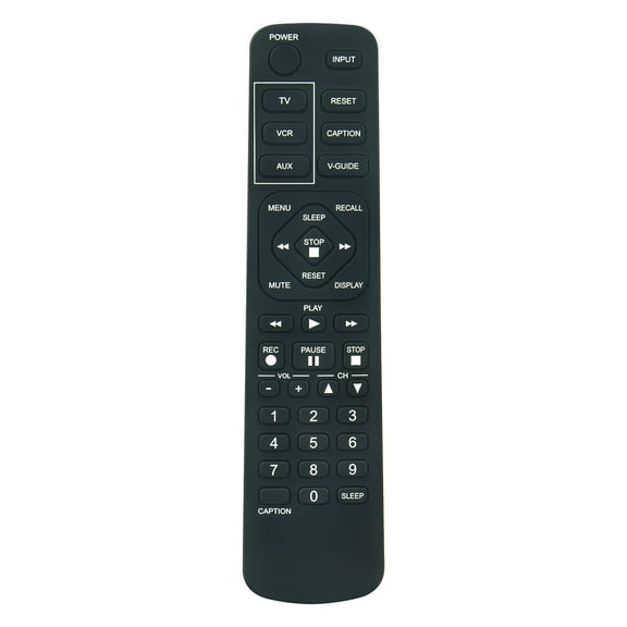 New universal Replace Remote Control compatible with SANYO FXVS FXVR FXVL FXVB FXVG DS27224 TV/VCR Works