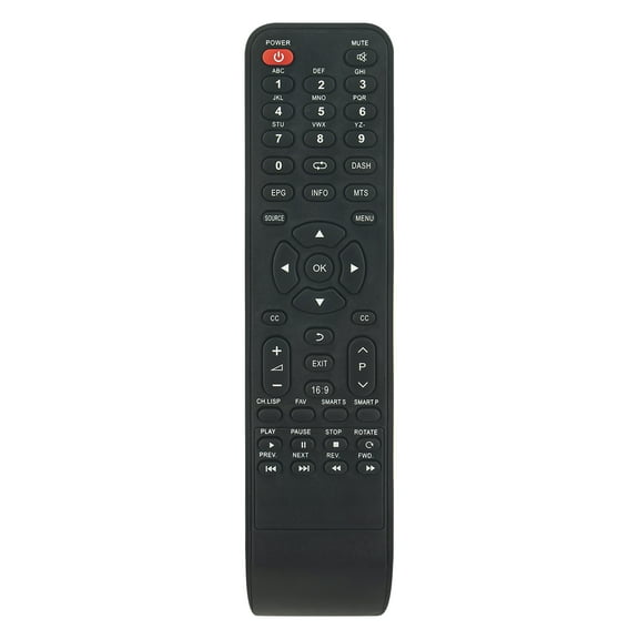 New universal Replace Remote Control compatible with WBox Technologies Remote Control for 4K Ultra HD LED TVs Tested w/ Batt MC451