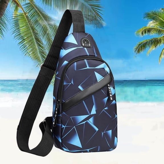 New water proof chest bag men's fashion camouflage men's messenger bag cloth leisure bag canvas small backpack single layer package