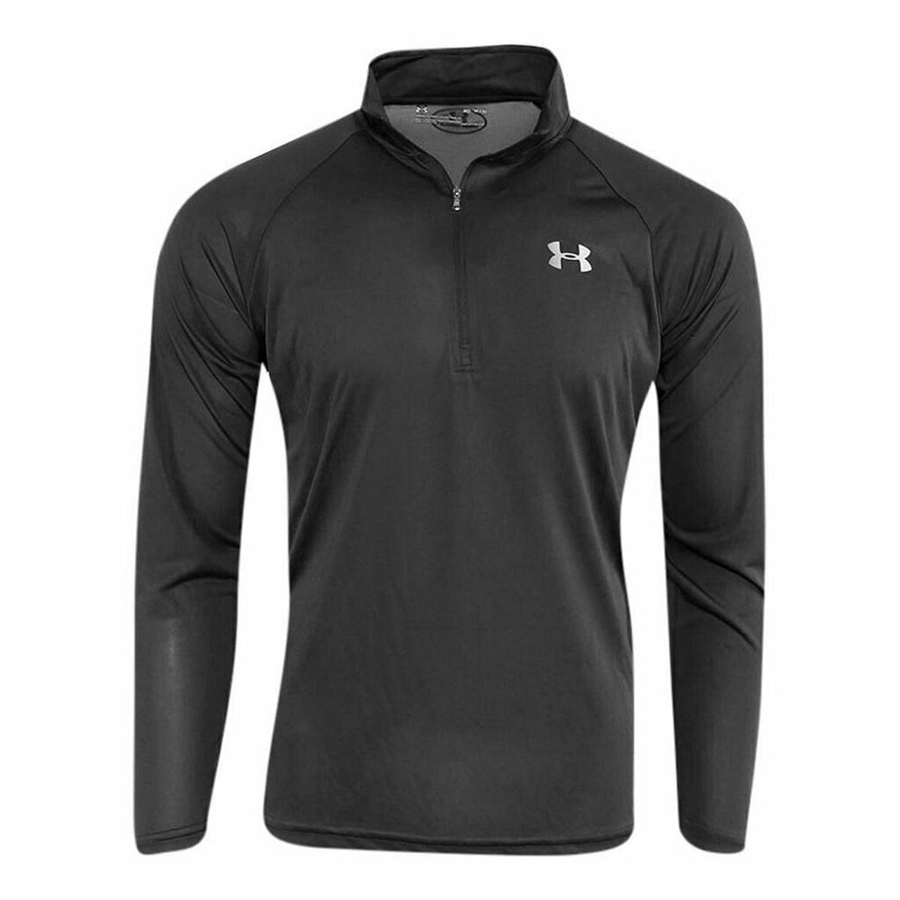  Under Armour Men's Armour HeatGear Fitted Long-Sleeve T-Shirt,  (011) Mod Gray / / Black, X-Large Tall : Clothing, Shoes & Jewelry
