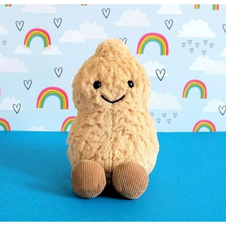 New with tags Jellycat AMUSEABLE PEANUT soft plush toy fun collectible new  with tags