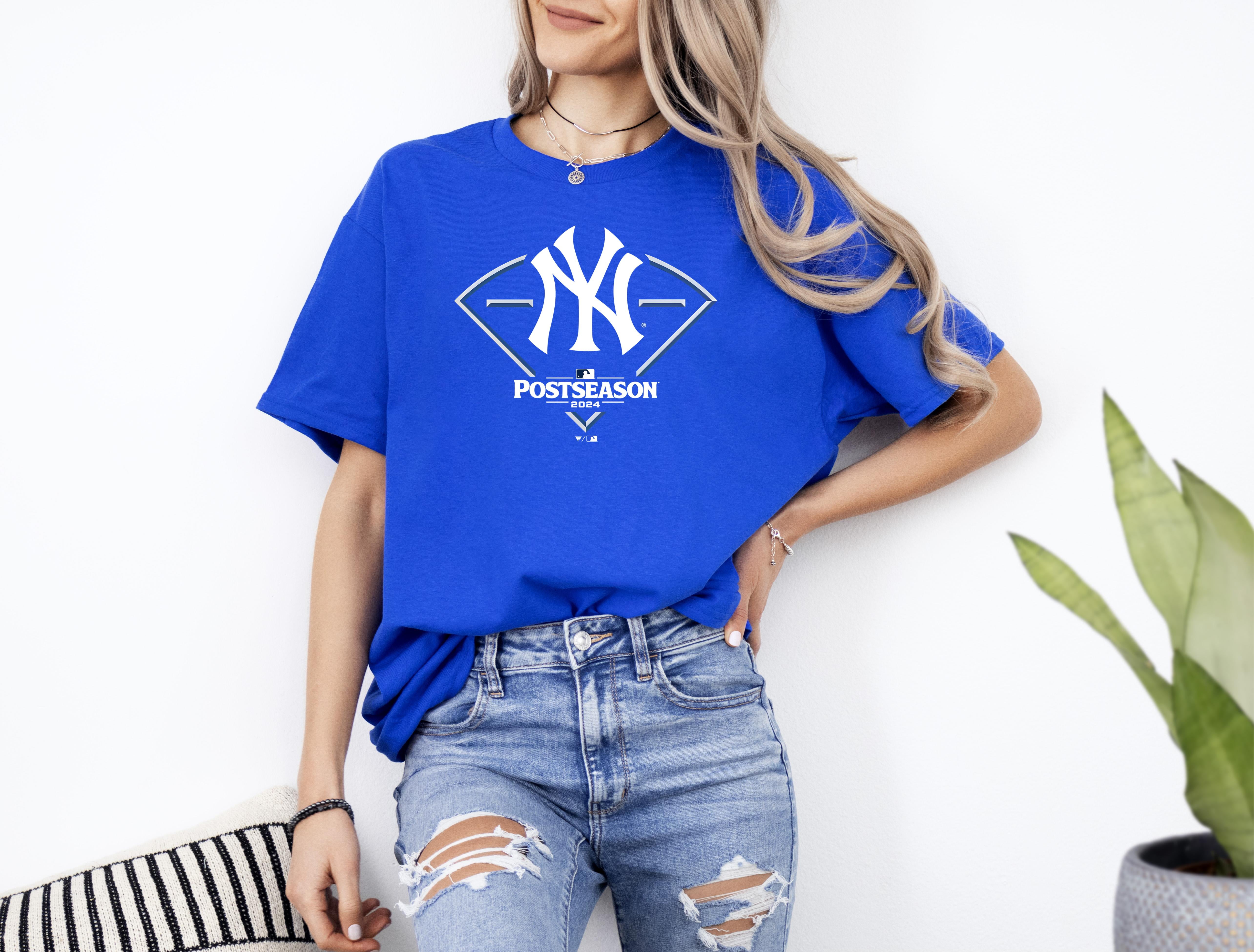 Newyorkyankees2024mlbpostseasonaroundthehorntshirt Up To 4XL