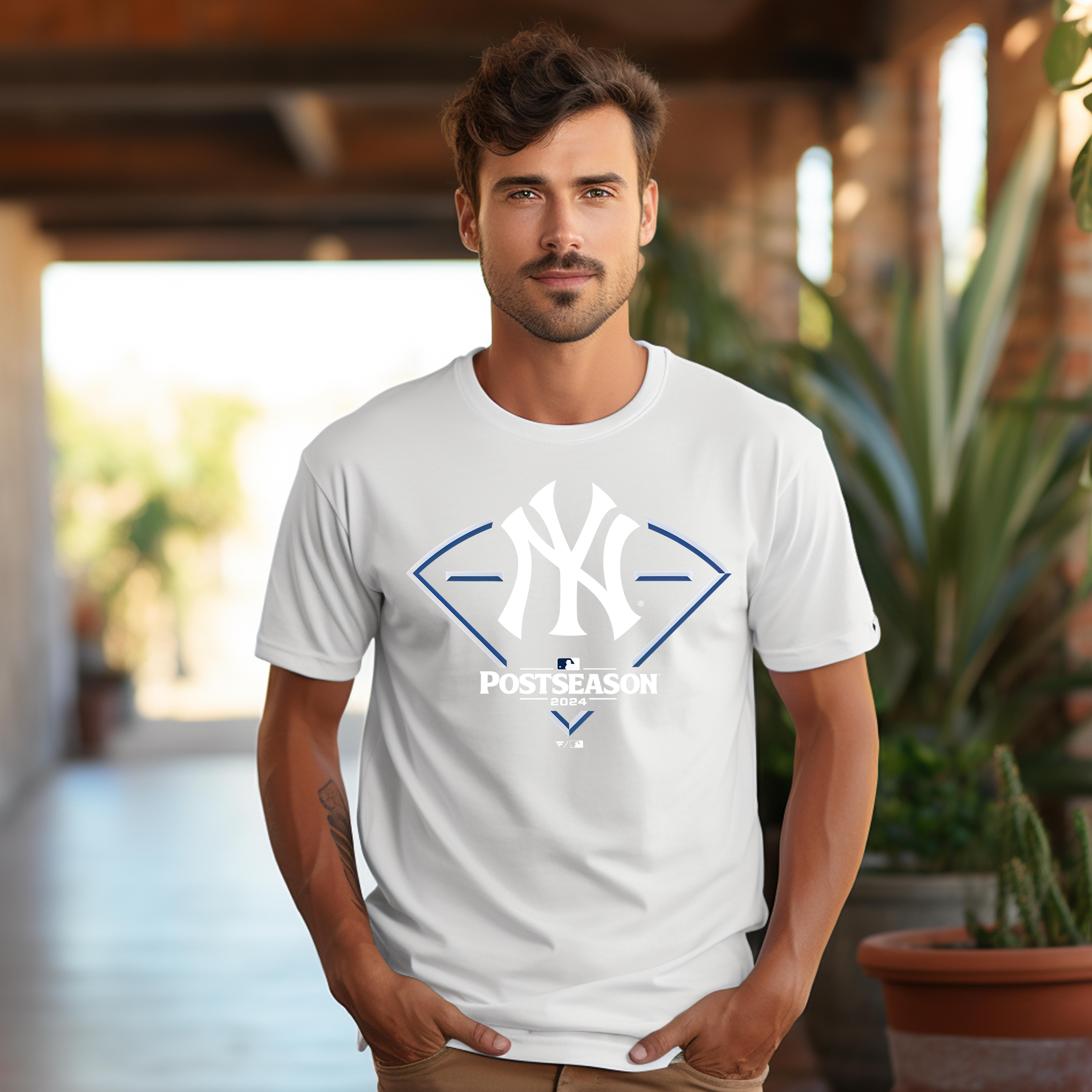 Newyorkyankees2024mlbpostseasonaroundthehorntshirt Up To 4XL