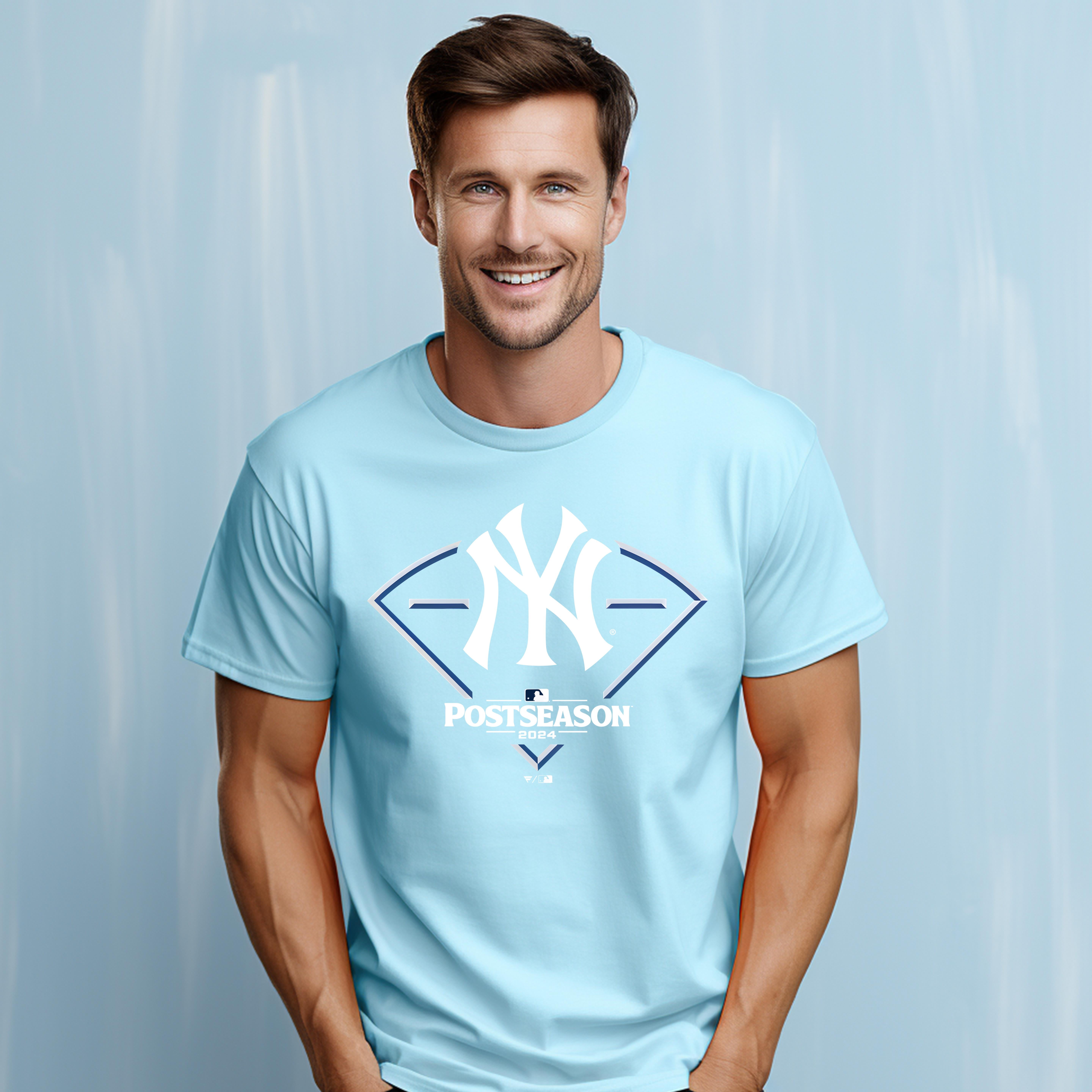 Newyorkyankees2024mlbpostseasonaroundthehorntshirt Up To 4XL