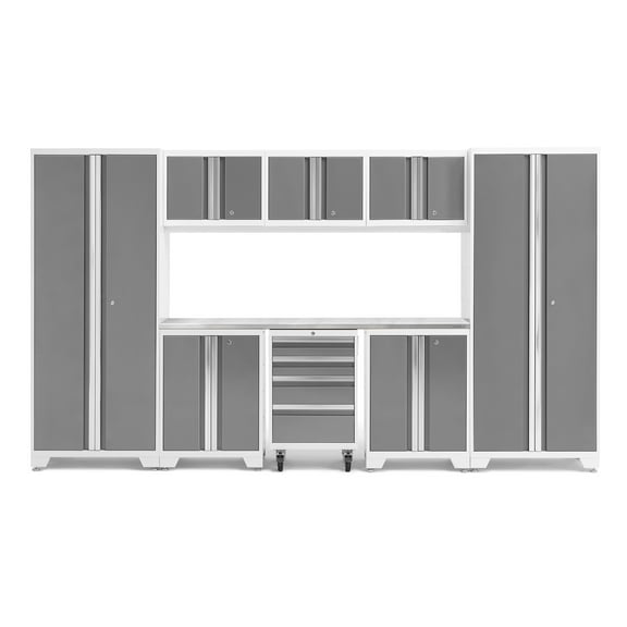 NewAge Products Bold Series 9-Piece Garage Storage Cabinet Set