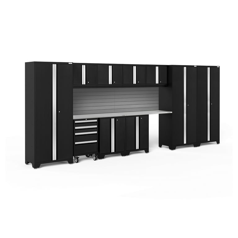 NewAge Products Bold Series Black 12 Piece Cabinet Set, Heavy Duty