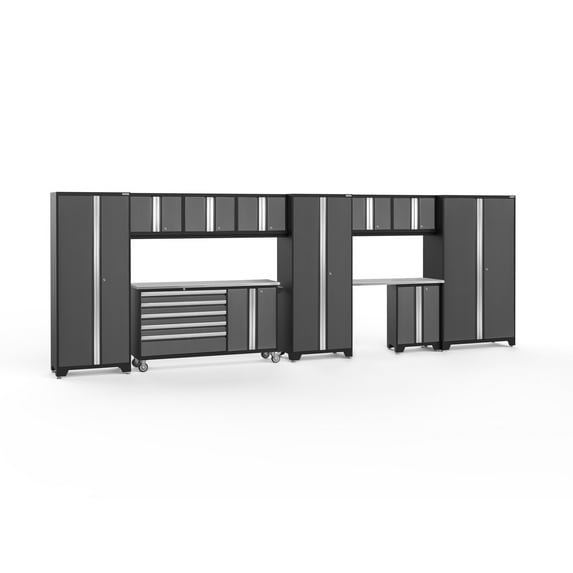 NewAge Products Bold Series Gray 11 Piece Cabinet Set