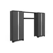 NewAge Products Bold Series Gray 3-Piece Garage Storage Cabinet Set