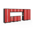 thumbnail image 1 of NewAge Products Bold Series Red 12 Piece Cabinet Set, Heavy Duty 24-Gauge Steel Garage Storage System, LED Lights Included, 1 of 11