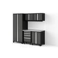 thumbnail image 1 of NewAge Products Bold Series XL 6 Piece Garage Cabinets Set with Tool, Base, Wall Cabinets and 30 in. Locker, 1 of 11