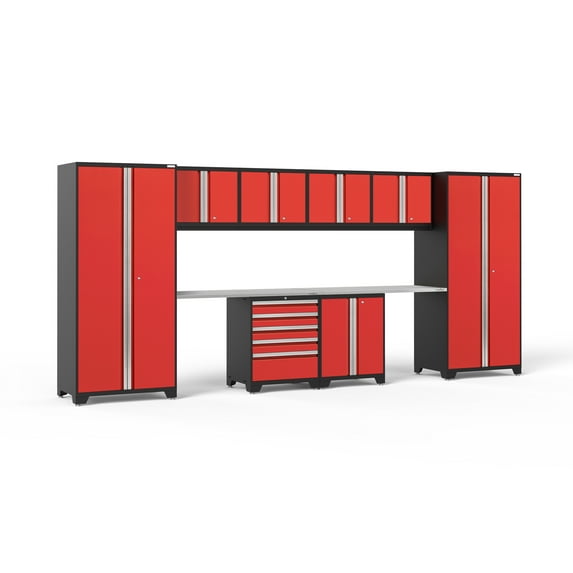 NewAge Products Pro Series Red 10 Piece Cabinet Set