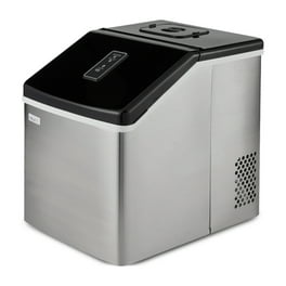 39 Lbs/Day Portable Table Top Ice Maker Making Machine Stainless Steel 24pc  Cube