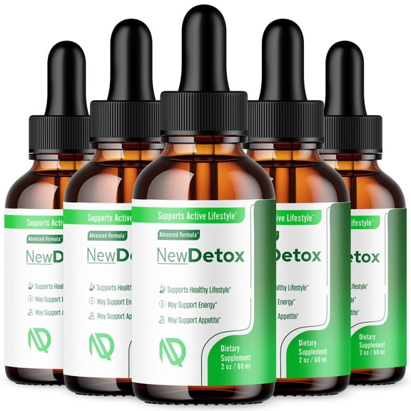 NewDetox Advanced Formula Drops Supporting Your Active Lifesyle Naturally New Detox 150 Servings