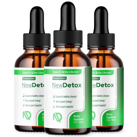 NewDetox Advanced Formula Drops Supporting Your Active Lifesyle Naturally New Detox 90 Servings