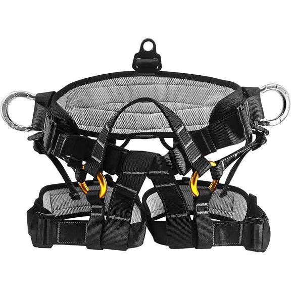 NewDoar Climbing Harness, Mountaineering Rock Climbing Harness, Half Body Harness for Rappelling Fire Rescuing Tree Climbing