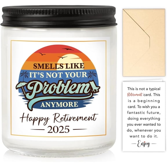 NewEleven Candle Retirement, Farewell Gift for Coworkers