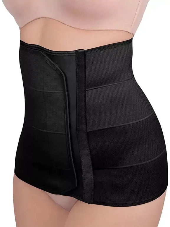 Postpartum Belly Support Belt, High-Waist Tummy Control Shapewear, Black, Size L