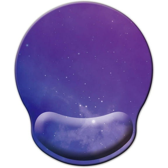 NewHappy Mouse Pad with Wrist Support, Ergonomic Mouse Pad with Memory Foam Wrist Rest Cushion, Non-Slip Rubber Base Gaming Mice Pad for Home Office Computer Laptop
