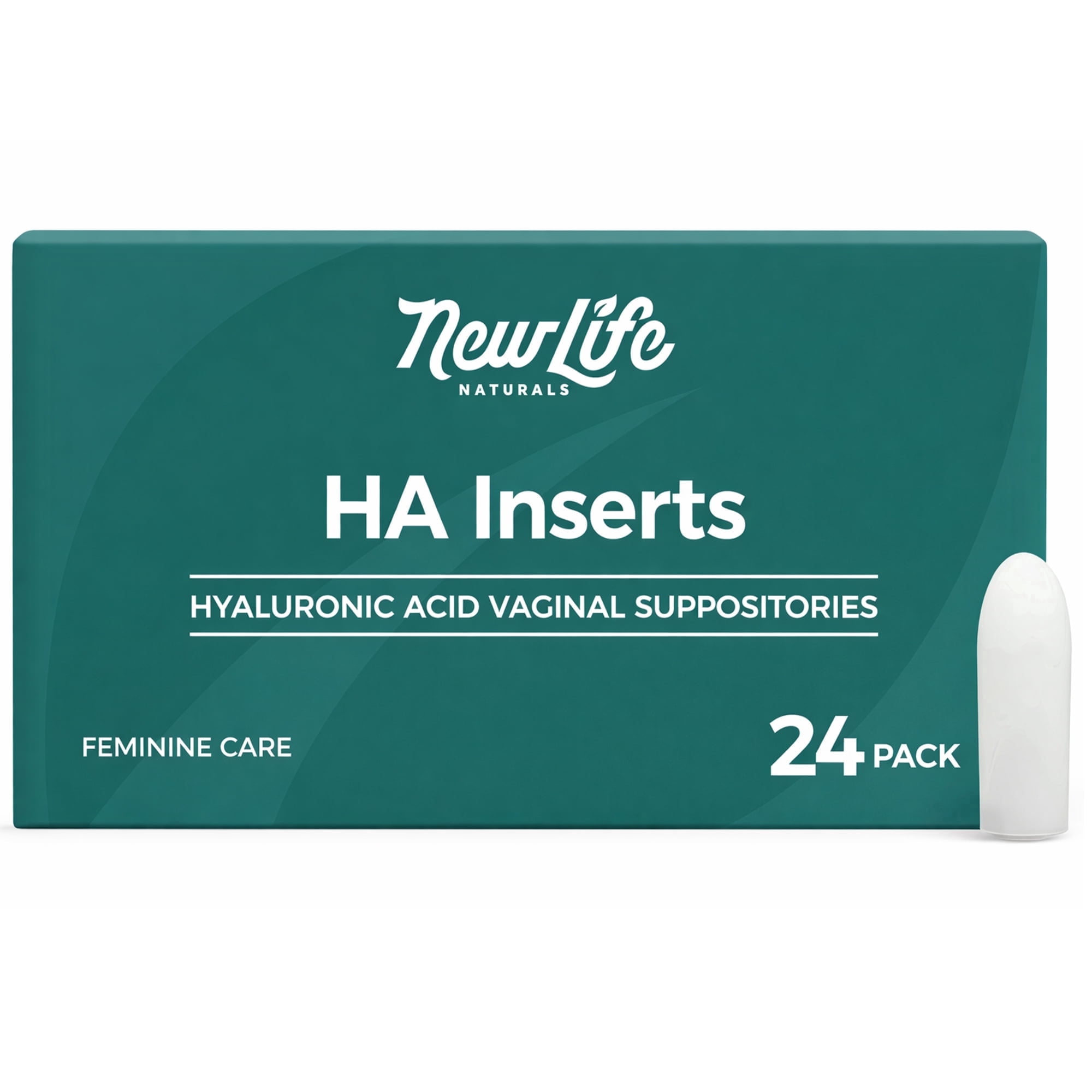 NewLife Naturals Hyaluronic Acid Vaginal Suppositories – Moisture