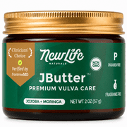 NewLife Naturals JButter Vulva Balm   All Natural External Vaginal Area Moisturizer and Hydration Support   2oz