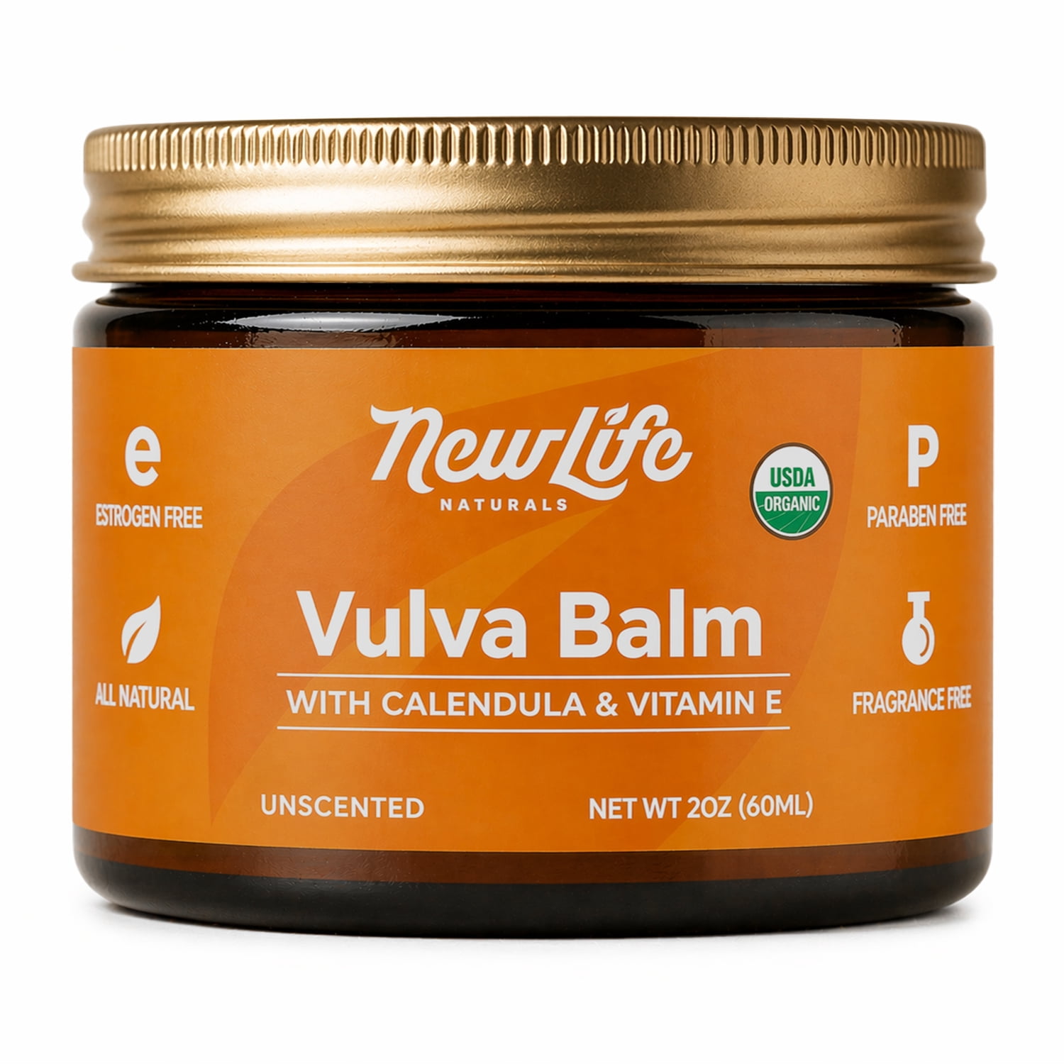 NewLife Naturals Vulva Cream, 2 oz, Moisturizer for Dryness and