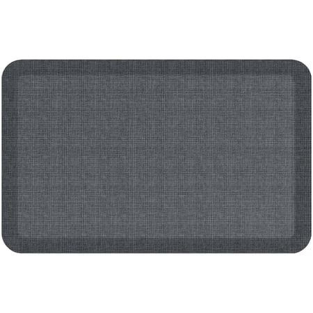 NewLife by GelPro Designer Comfort Kitchen Floor Mat 20x32 Tweed Nickel Grey